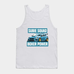 WRX STI Car Art - Subaru Impreza Modified JDM Sports Car Tank Top